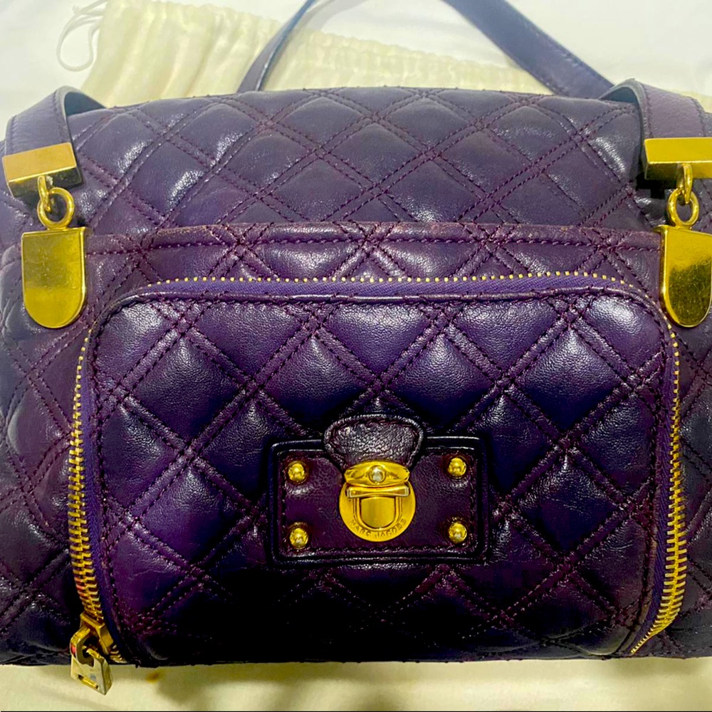 Marc Jacobs purple hangbag 100% Authentic